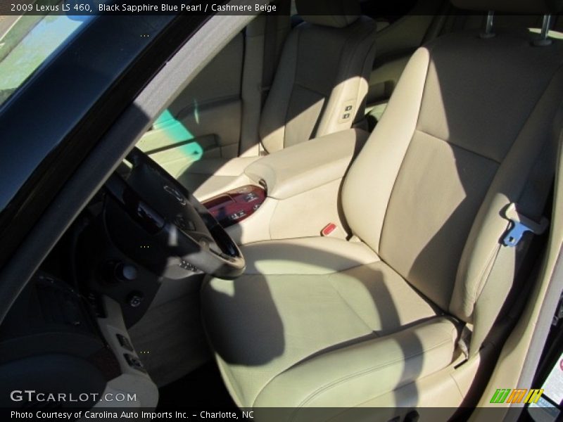 Black Sapphire Blue Pearl / Cashmere Beige 2009 Lexus LS 460