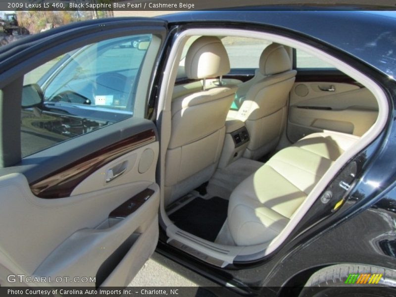 Black Sapphire Blue Pearl / Cashmere Beige 2009 Lexus LS 460