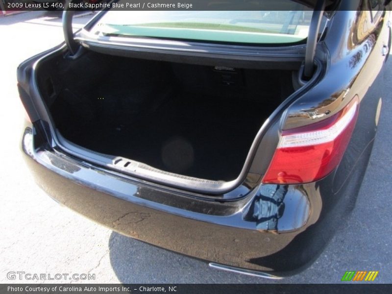 Black Sapphire Blue Pearl / Cashmere Beige 2009 Lexus LS 460