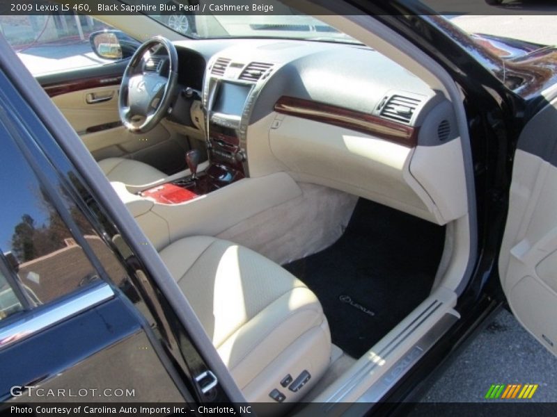 Black Sapphire Blue Pearl / Cashmere Beige 2009 Lexus LS 460