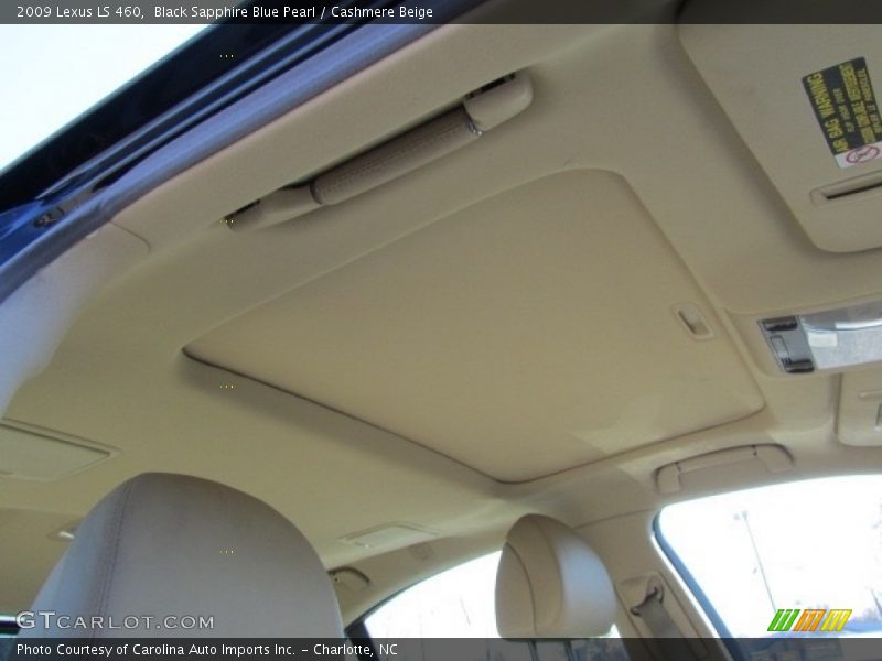 Black Sapphire Blue Pearl / Cashmere Beige 2009 Lexus LS 460