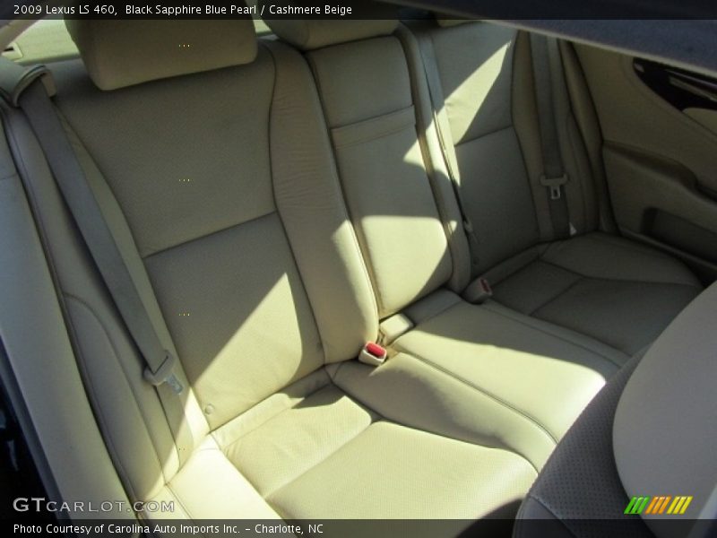 Black Sapphire Blue Pearl / Cashmere Beige 2009 Lexus LS 460