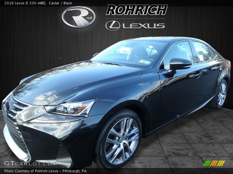 Caviar / Black 2018 Lexus IS 300 AWD