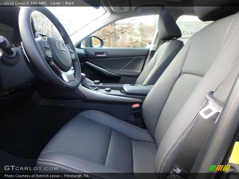 Caviar / Black 2018 Lexus IS 300 AWD