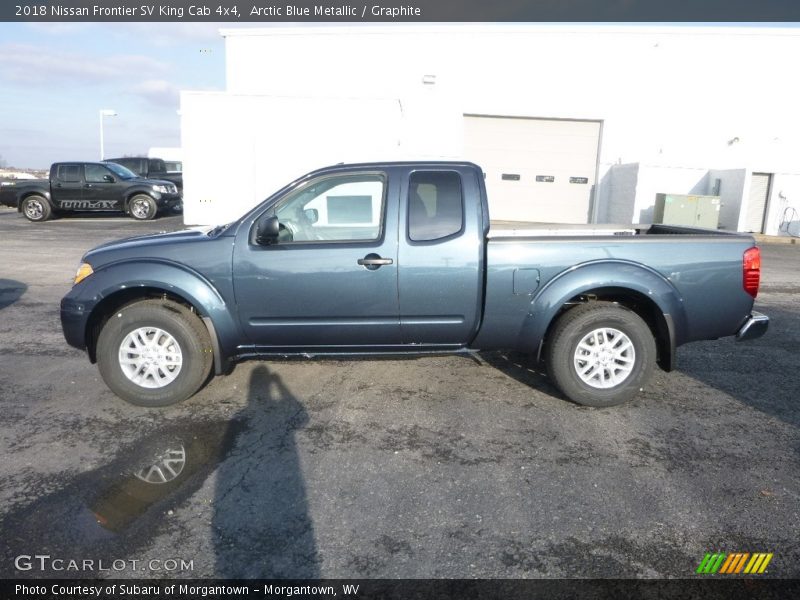  2018 Frontier SV King Cab 4x4 Arctic Blue Metallic