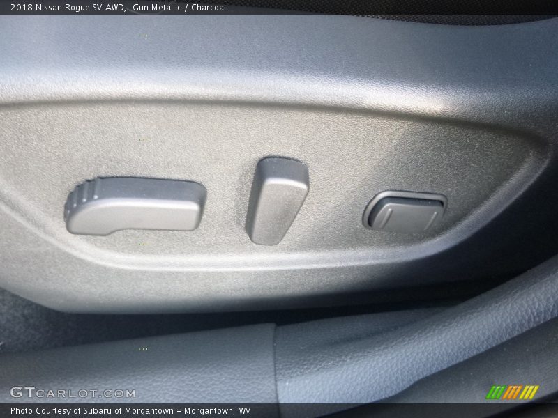 Gun Metallic / Charcoal 2018 Nissan Rogue SV AWD