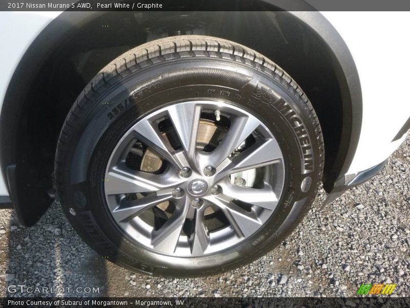 Pearl White / Graphite 2017 Nissan Murano S AWD