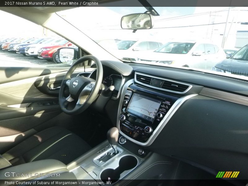 Pearl White / Graphite 2017 Nissan Murano S AWD
