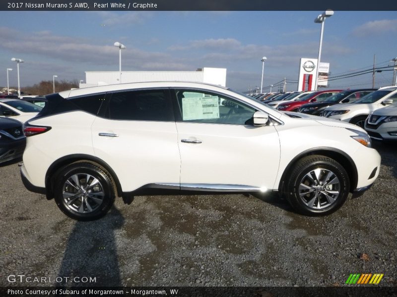 Pearl White / Graphite 2017 Nissan Murano S AWD