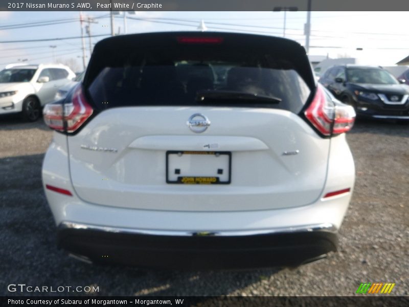 Pearl White / Graphite 2017 Nissan Murano S AWD