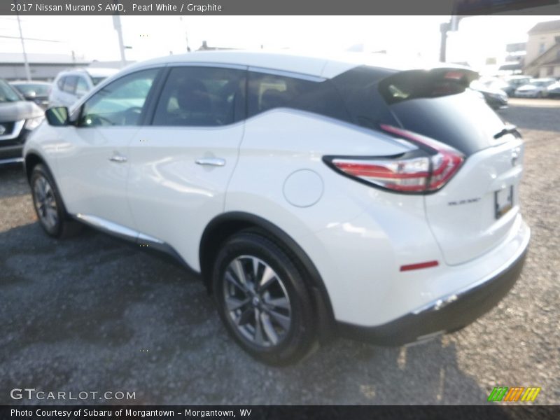 Pearl White / Graphite 2017 Nissan Murano S AWD