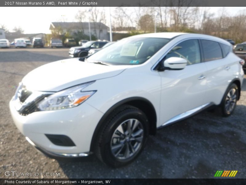 Pearl White / Graphite 2017 Nissan Murano S AWD