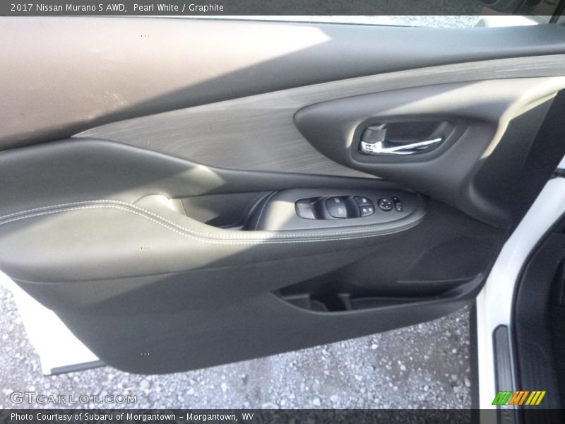 Pearl White / Graphite 2017 Nissan Murano S AWD