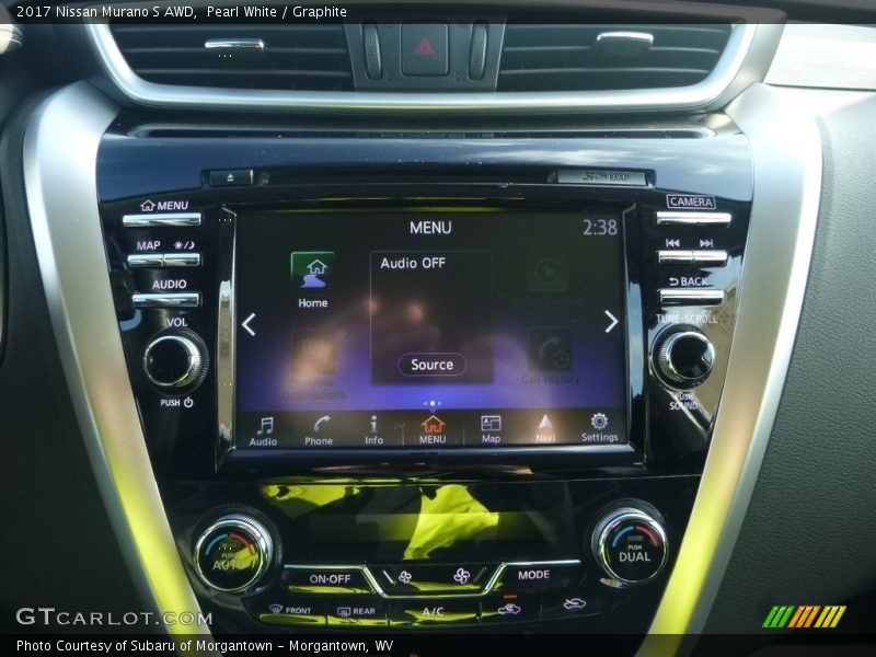Pearl White / Graphite 2017 Nissan Murano S AWD