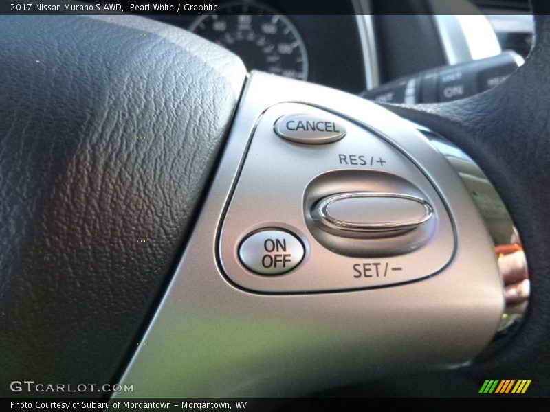 Pearl White / Graphite 2017 Nissan Murano S AWD
