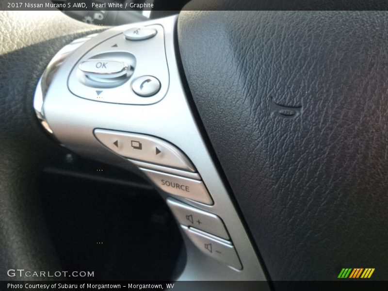Pearl White / Graphite 2017 Nissan Murano S AWD