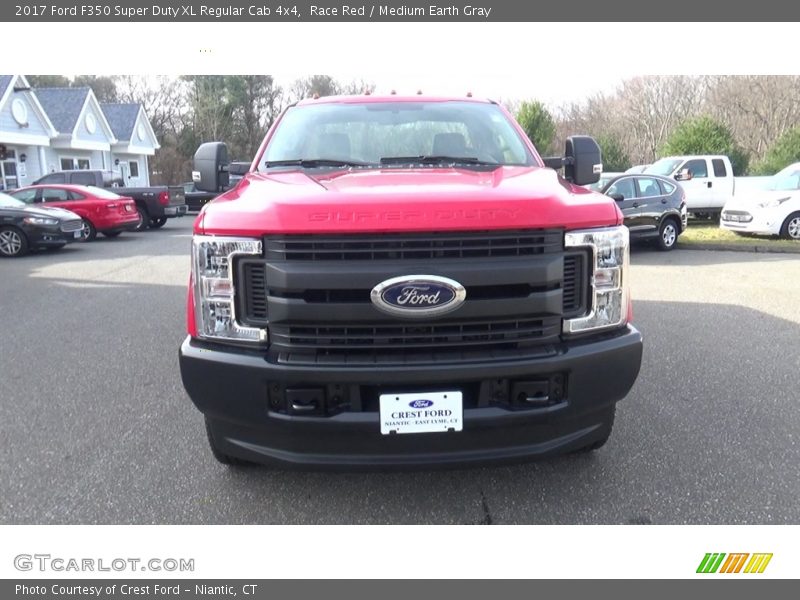 Race Red / Medium Earth Gray 2017 Ford F350 Super Duty XL Regular Cab 4x4