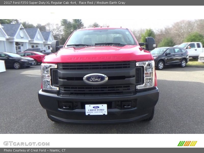 Race Red / Medium Earth Gray 2017 Ford F350 Super Duty XL Regular Cab 4x4