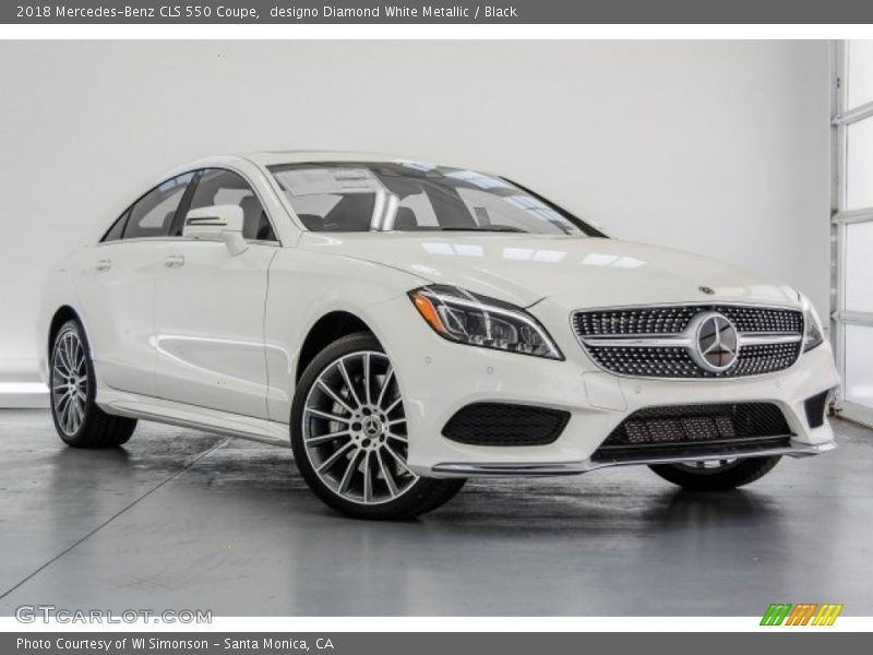 designo Diamond White Metallic / Black 2018 Mercedes-Benz CLS 550 Coupe