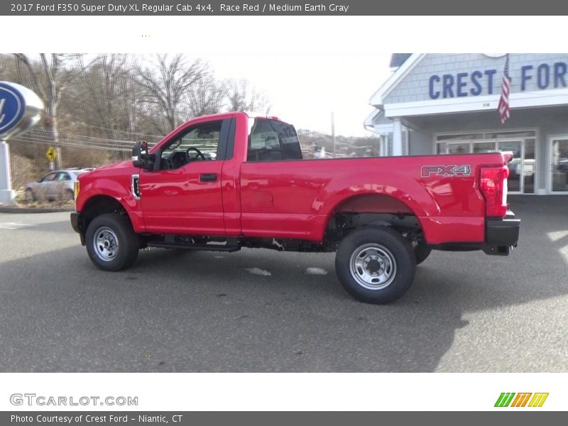 Race Red / Medium Earth Gray 2017 Ford F350 Super Duty XL Regular Cab 4x4