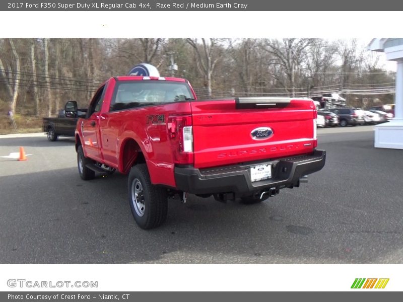 Race Red / Medium Earth Gray 2017 Ford F350 Super Duty XL Regular Cab 4x4