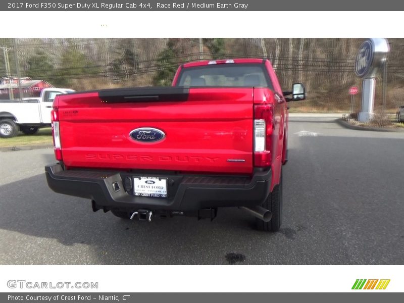 Race Red / Medium Earth Gray 2017 Ford F350 Super Duty XL Regular Cab 4x4