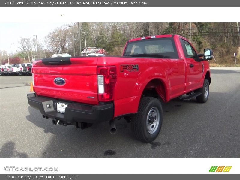 Race Red / Medium Earth Gray 2017 Ford F350 Super Duty XL Regular Cab 4x4