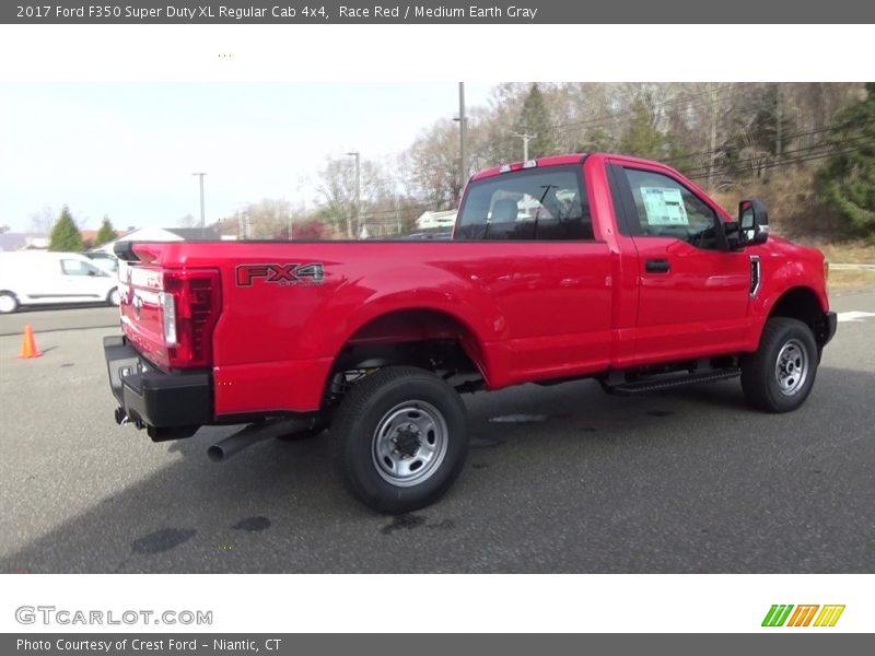 Race Red / Medium Earth Gray 2017 Ford F350 Super Duty XL Regular Cab 4x4