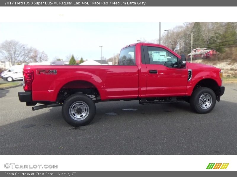 Race Red / Medium Earth Gray 2017 Ford F350 Super Duty XL Regular Cab 4x4