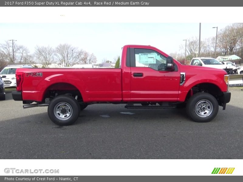 Race Red / Medium Earth Gray 2017 Ford F350 Super Duty XL Regular Cab 4x4
