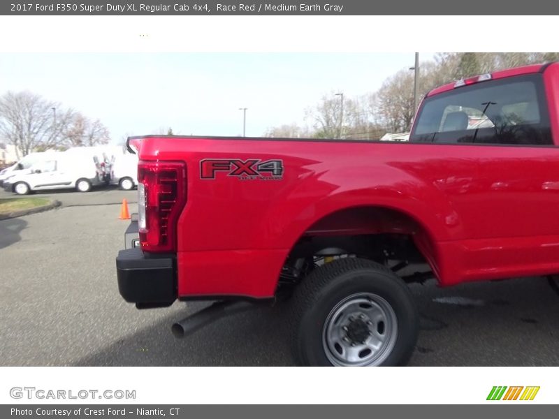 Race Red / Medium Earth Gray 2017 Ford F350 Super Duty XL Regular Cab 4x4