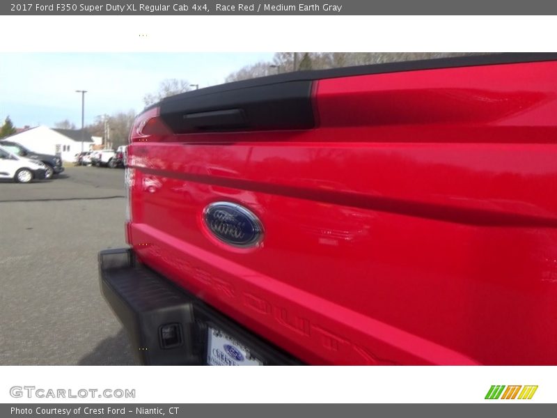 Race Red / Medium Earth Gray 2017 Ford F350 Super Duty XL Regular Cab 4x4