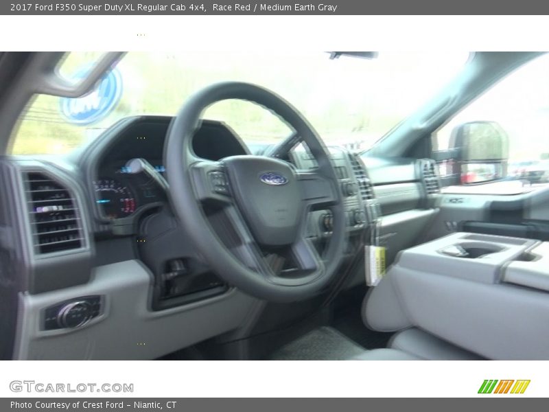 Race Red / Medium Earth Gray 2017 Ford F350 Super Duty XL Regular Cab 4x4
