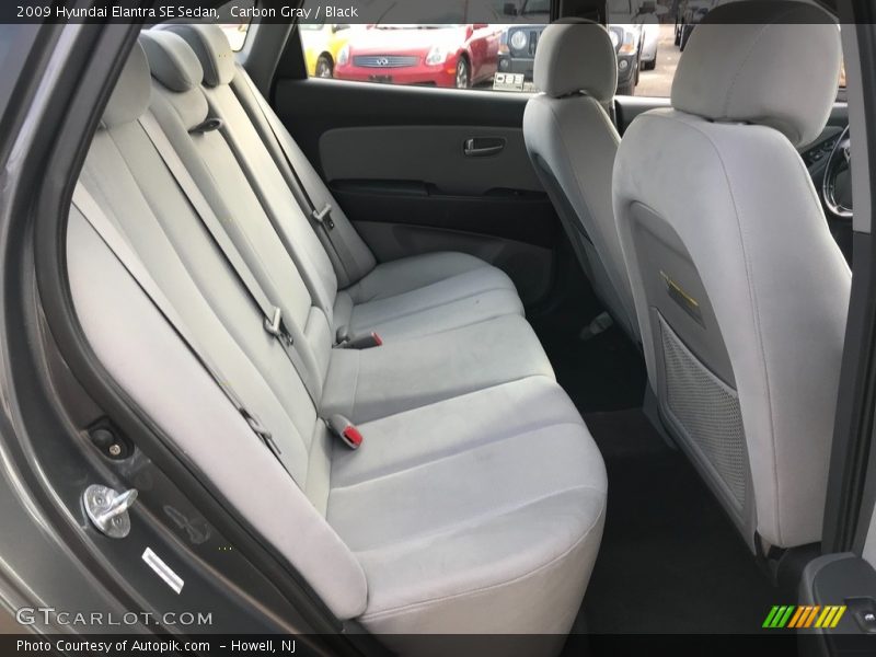 Carbon Gray / Black 2009 Hyundai Elantra SE Sedan