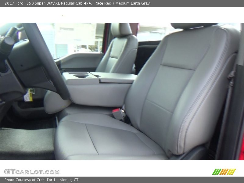 Race Red / Medium Earth Gray 2017 Ford F350 Super Duty XL Regular Cab 4x4