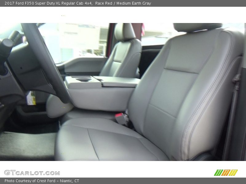 Race Red / Medium Earth Gray 2017 Ford F350 Super Duty XL Regular Cab 4x4