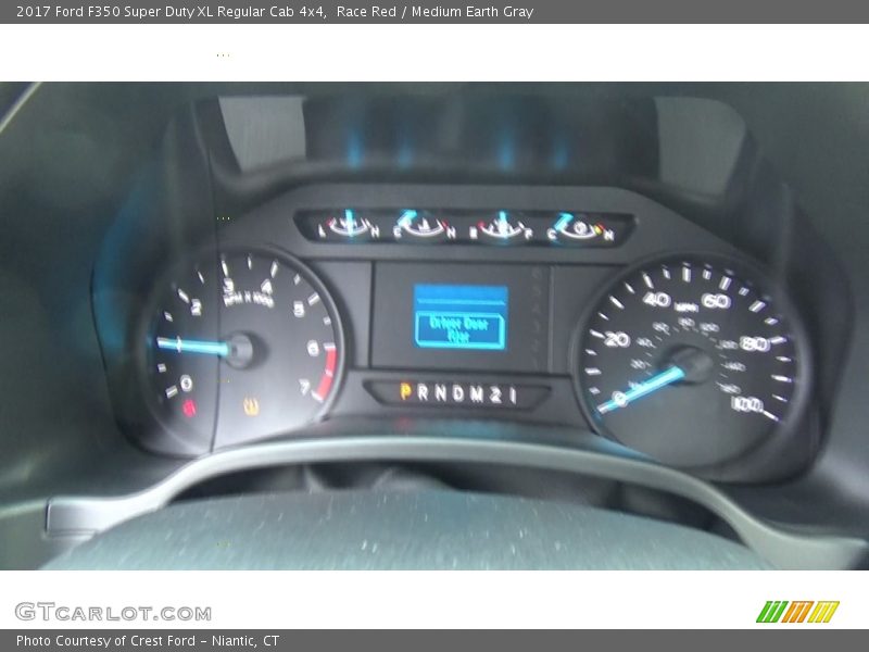 Race Red / Medium Earth Gray 2017 Ford F350 Super Duty XL Regular Cab 4x4