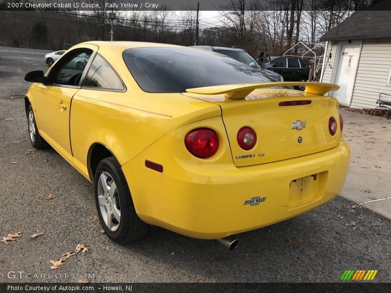 Rally Yellow / Gray 2007 Chevrolet Cobalt LS Coupe