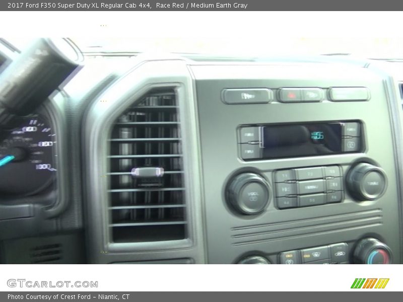 Race Red / Medium Earth Gray 2017 Ford F350 Super Duty XL Regular Cab 4x4