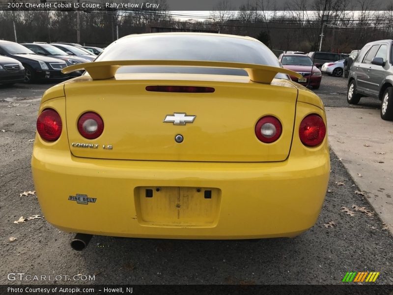 Rally Yellow / Gray 2007 Chevrolet Cobalt LS Coupe
