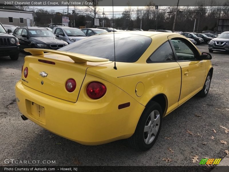 Rally Yellow / Gray 2007 Chevrolet Cobalt LS Coupe