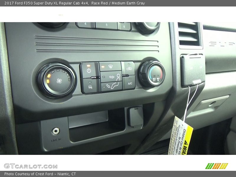Race Red / Medium Earth Gray 2017 Ford F350 Super Duty XL Regular Cab 4x4