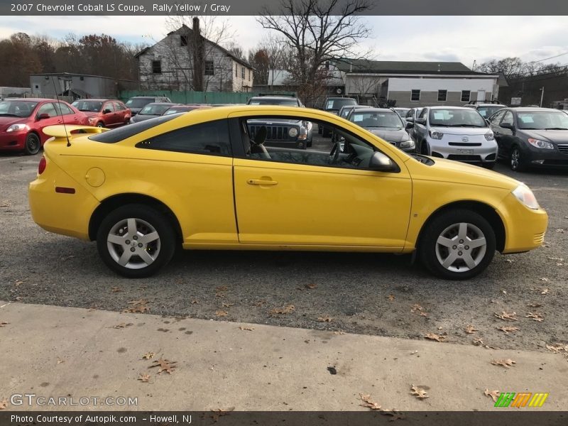 Rally Yellow / Gray 2007 Chevrolet Cobalt LS Coupe