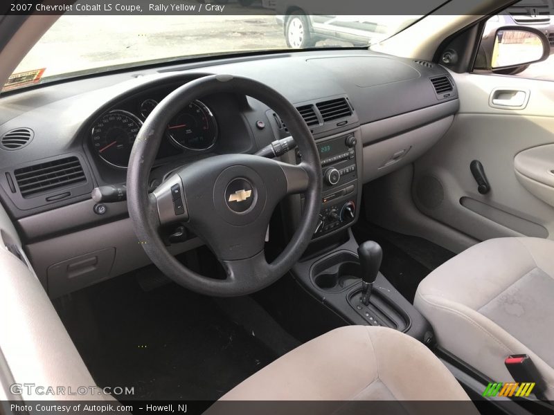 Rally Yellow / Gray 2007 Chevrolet Cobalt LS Coupe