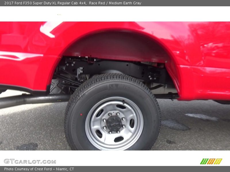 Race Red / Medium Earth Gray 2017 Ford F350 Super Duty XL Regular Cab 4x4