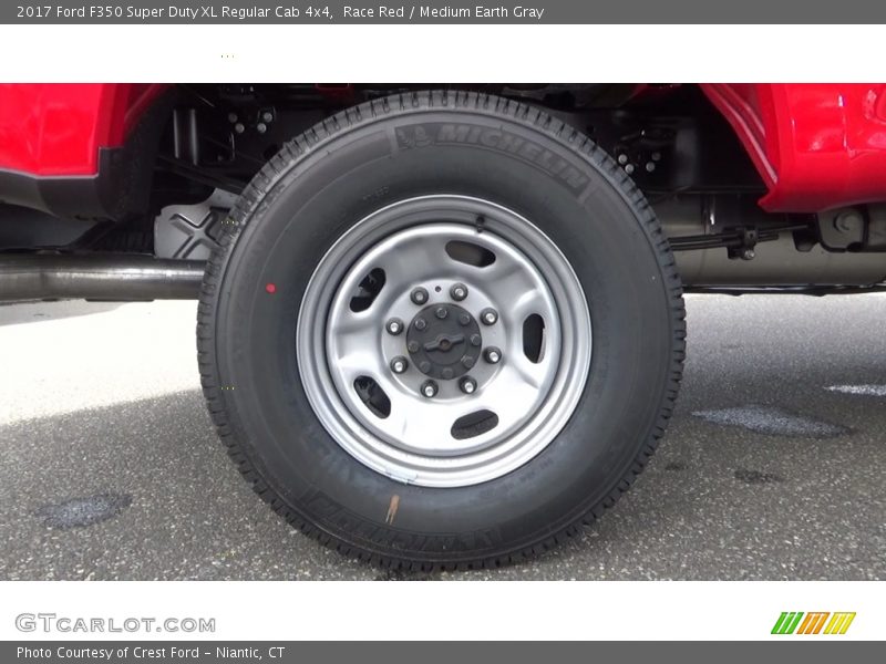 Race Red / Medium Earth Gray 2017 Ford F350 Super Duty XL Regular Cab 4x4