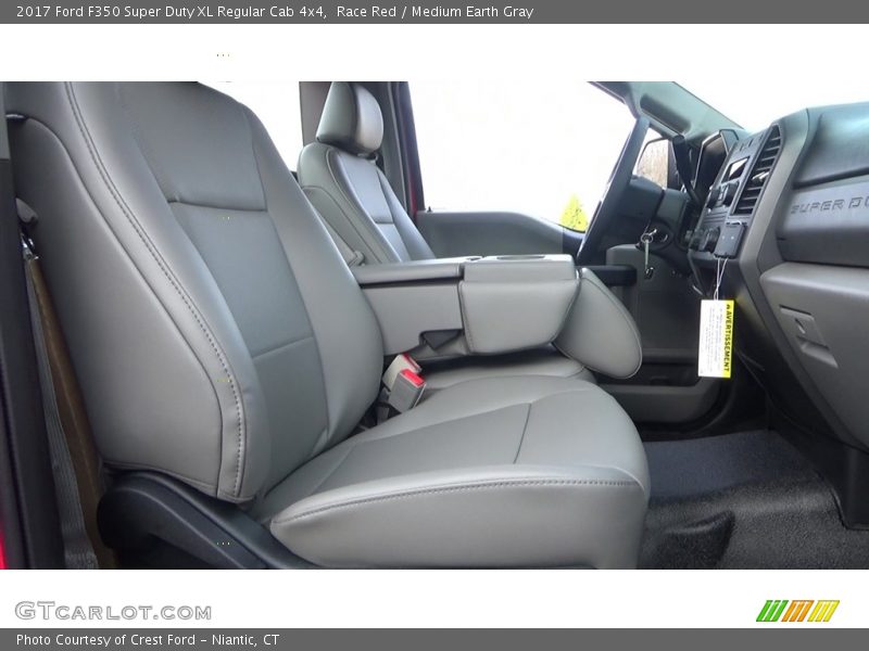 Race Red / Medium Earth Gray 2017 Ford F350 Super Duty XL Regular Cab 4x4