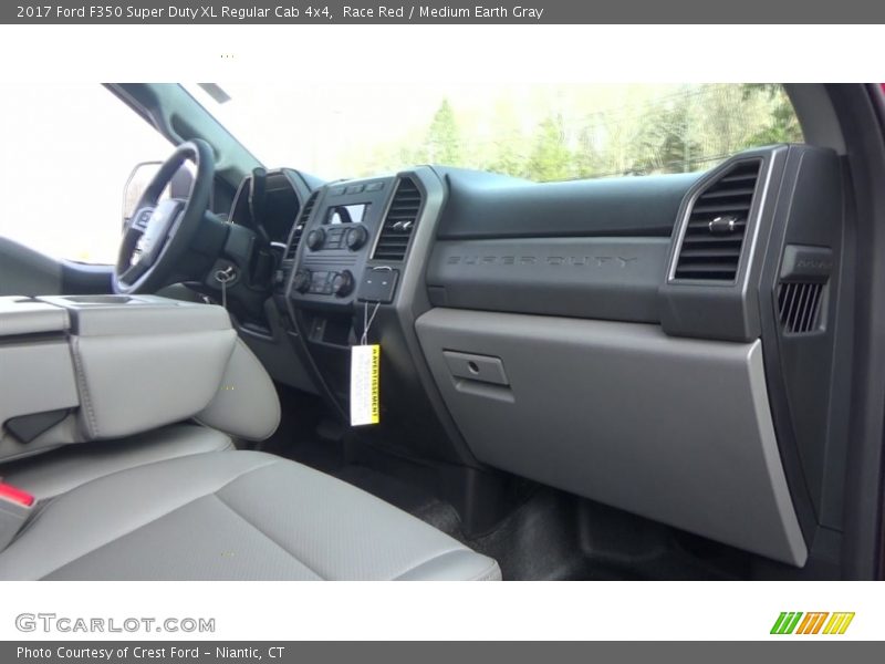 Race Red / Medium Earth Gray 2017 Ford F350 Super Duty XL Regular Cab 4x4