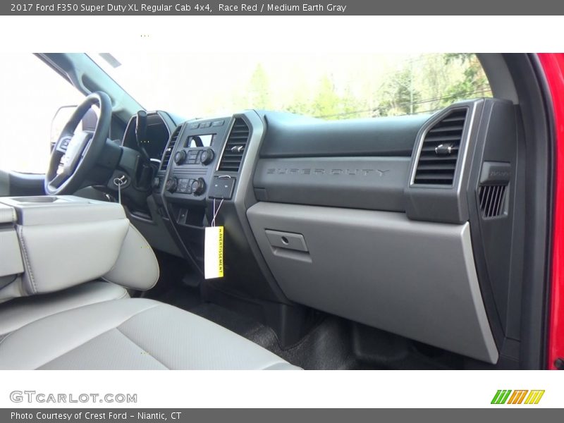 Race Red / Medium Earth Gray 2017 Ford F350 Super Duty XL Regular Cab 4x4