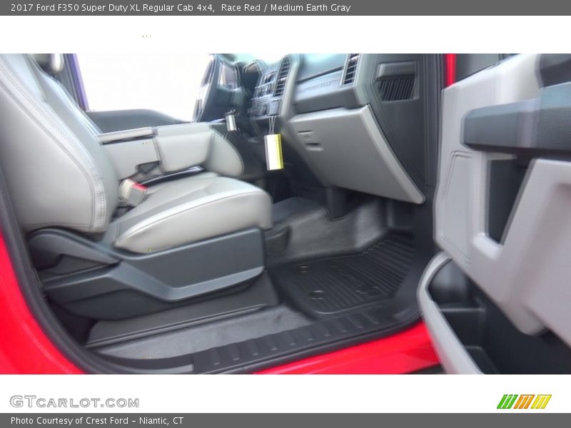 Race Red / Medium Earth Gray 2017 Ford F350 Super Duty XL Regular Cab 4x4